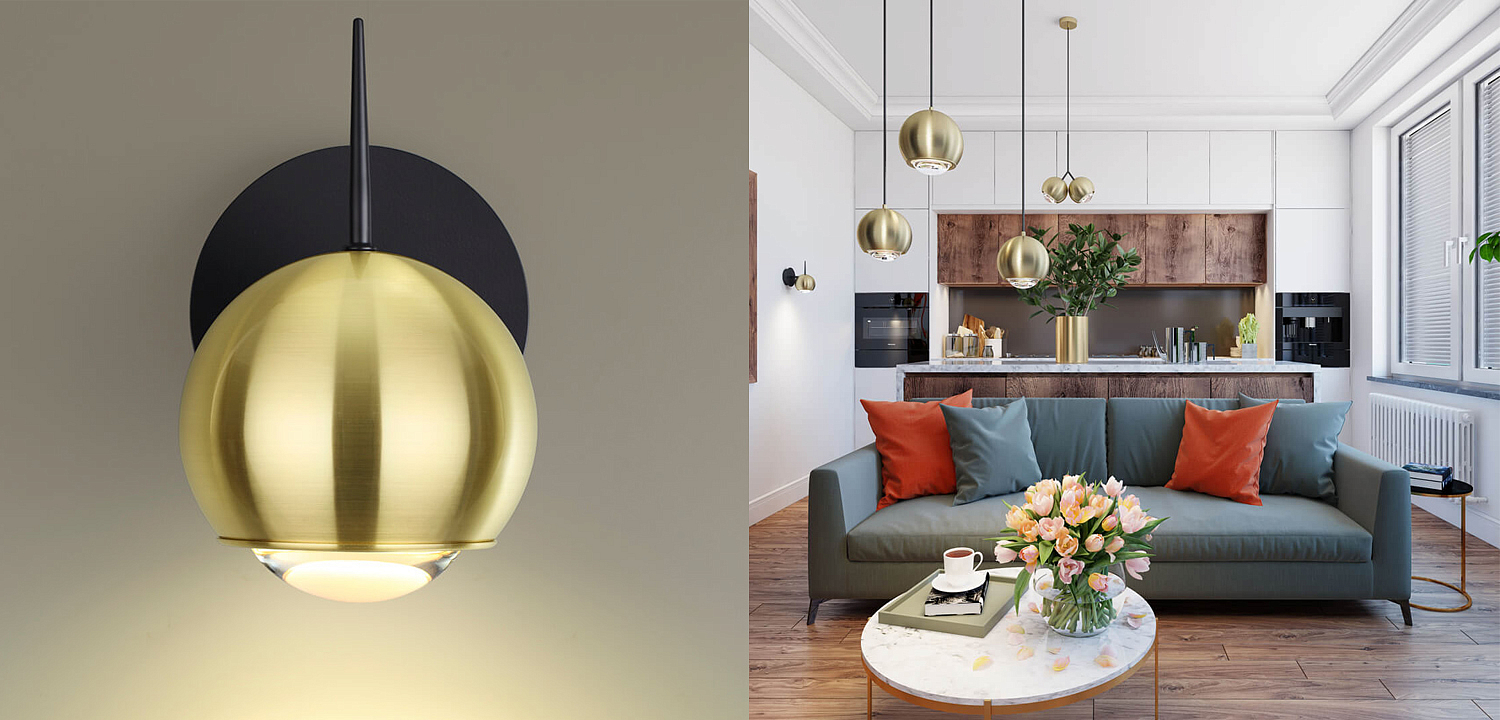 Бра Ivor Sconce Gold Бра Ivor Sconce Gold - Loft-Concept в Новосибирске