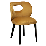 Стул велюровый горчичный Verified варинант исполнения - 3 | Loft Concept в Новосибирске