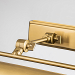 Светильник для картин цвета состаренная латунь с широким плафоном на прямоугольном основании Elstead Lighting варинант исполнения - 9 | Loft Concept в Новосибирске