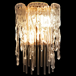 Бра с эффектом стекающего стекла и прозрачными трубками Textured Glass варинант исполнения - 1 | Loft Concept в Новосибирске