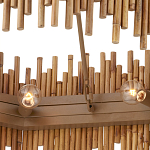 Люстра с абажуром из ротанга Wicker Furniture варинант исполнения - 2 | Loft Concept в Новосибирске