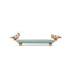 Блюдо фарфоровое Экзотические птички Vivole варинант исполнения - 2 | Loft Concept в Новосибирске