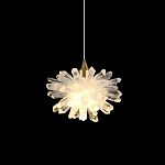 Подвесной светильник с натуральным горным хрусталем Crystal Shimmer варинант исполнения - 2 | Loft Concept в Новосибирске