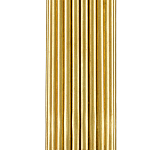 Подвесной светильник золотой в форме цилиндра из тонких металлических трубок  Long Tubular Lampshade варинант исполнения - 1 | Loft Concept в Новосибирске