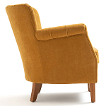 Кресло велюровое на ножках из массива ясеня Jessie Armchair варинант исполнения - 3 | Loft Concept в Новосибирске