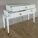 Премиальная Консоль с тремя ящиками Elsa Dreams White варинант исполнения - 2 | Loft Concept в Новосибирске
