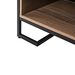 Стеллаж под TV в стиле лофт с открытыми полками и ящиками Urban Style Space варинант исполнения - 4 | Loft Concept в Новосибирске