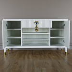 Комод-буфет Elsa Dreams White с открытыми полками   варинант исполнения - 3 | Loft Concept в Новосибирске