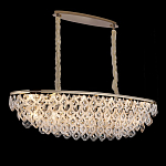 Люстра овальная с каскадом из подвесных прозрачных элементов Attractiveness варинант исполнения - 1 | Loft Concept в Новосибирске