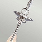 Люстра цвета никель с прозрачными стеклянными подвесками в форме капель Elstead Lighting варинант исполнения - 9 | Loft Concept в Новосибирске