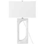 Настольная лампа на прямоугольном корпусе с тканевым абажуром One Piece Support варинант исполнения - 4 | Loft Concept в Новосибирске