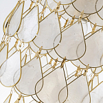 Подвесной светильник с декором из натуральной морской ракушки Iridescent Light варинант исполнения - 8 | Loft Concept в Новосибирске