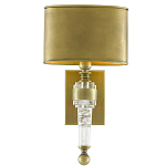 Бра с овальным абажуром на прозрачном основании Masculinity варинант исполнения - 2 | Loft Concept в Новосибирске