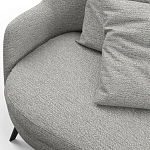 Мебельная ткань Шенилл серый цвет 138 см T4-29 варинант исполнения - 4 | Loft Concept в Новосибирске