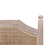 Изголовье кровати коричневое с обивкой из ротанга Olivia Headboard варинант исполнения - 2 | Loft Concept в Новосибирске