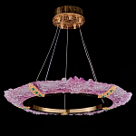 Люстра в форме кольца розовая Warm Pink Light варинант исполнения - 1 | Loft Concept в Новосибирске