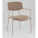 Стул Doe с подклокотниками коричневый варинант исполнения - 1 | Loft Concept в Новосибирске