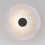 Бра светодиодный с мраморным рассеивателем черный  варинант исполнения - 1 | Loft Concept в Новосибирске