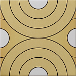 Дизайнерская плитка с узором Диски варинант исполнения - 2 | Loft Concept в Новосибирске