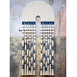 Настенное украшение из нитей Корона с кисточками Crown Wall Hanging варинант исполнения - 1 | Loft Concept в Новосибирске