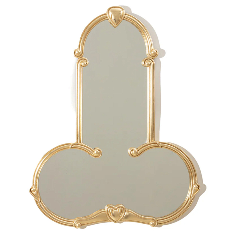 Зеркало SELETTI Liberty Mirror Man Золотой в Новосибирске | Loft Concept 
