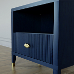 Прикроватная тумбочка с полкой Elsa Dreams Blue варинант исполнения - 3 | Loft Concept в Новосибирске