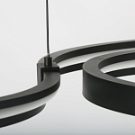 Люстра подвесная светодиодная в виде волнообразной ленты Ribbon Vortex варинант исполнения - 8 | Loft Concept в Новосибирске