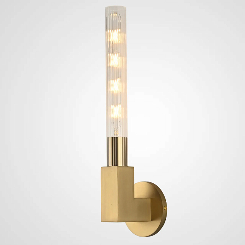 Бра CANNELLE wall lamp SINGLE Sconces Латунь в Новосибирске | Loft Concept 