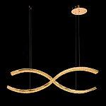 Люстра волнистой формы с фактурным хрустальным плафоном Light Delight варинант исполнения - 2 | Loft Concept в Новосибирске