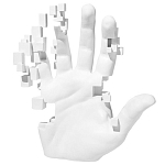 Декоративная статуэтка в виде руки Disintegrating Fragments Hand Statuette варинант исполнения - 1 | Loft Concept в Новосибирске