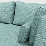 Мебельная ткань Шенилл бирюзовый цвет 142 см T4-61 варинант исполнения - 8 | Loft Concept в Новосибирске