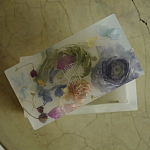 Шкатулка из эпоксидной смолы с цветами белая Epoxy Resin Rectangular Box White варинант исполнения - 2 | Loft Concept в Новосибирске