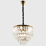 Люстра с прямоугольными хрустальными подвесками Lunet Crystal Rectangulars Chandelier 6 варинант исполнения - 3 | Loft Concept в Новосибирске