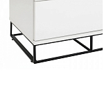 Комод белый с 3-мя ящиками Strict Lines  варинант исполнения - 4 | Loft Concept в Новосибирске