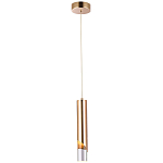 Подвесной светильник Metal Acrylic Tube Gold Hanging Lamp варинант исполнения - 2 | Loft Concept в Новосибирске