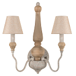 Бра с двумя конусовидными тканевыми абажурами Neighborhood варинант исполнения - 1 | Loft Concept в Новосибирске