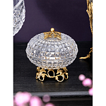 Конфетница из прозрачного рельефного стекла Eden Garden варинант исполнения - 10 | Loft Concept в Новосибирске