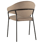 Коричневый стул с обивкой из искусственной замши Alexis варинант исполнения - 5 | Loft Concept в Новосибирске