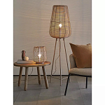 Торшер с плетеным металлическим плафоном Wicker Iron Lamp варинант исполнения - 4 | Loft Concept в Новосибирске