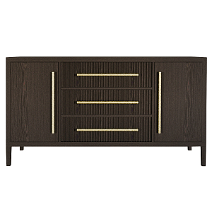 Буфет Primo с тремя ящиками и двумя фасадами Темный орех