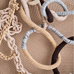 Круглое Дизайнерское Панно Дюна Round Panel Dune варинант исполнения - 5 | Loft Concept в Новосибирске