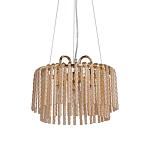 Люстра с подвесными рифлеными стеклянными трубками Nembus варинант исполнения - 1 | Loft Concept в Новосибирске