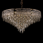 Люстра с каскадом из прозрачного хрусталя Constant Sparks варинант исполнения - 11 | Loft Concept в Новосибирске