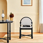 Дизайнерский стул деревянный с полукруглой спинкой Highquality варинант исполнения - 3 | Loft Concept в Новосибирске