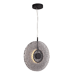 Подвесной светильник из дымчатого фактурного двойного стекла Heterochromia варинант исполнения - 3 | Loft Concept в Новосибирске