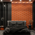 Гипсовая 3D панель с принтографией PM-46 варинант исполнения - 3 | Loft Concept в Новосибирске