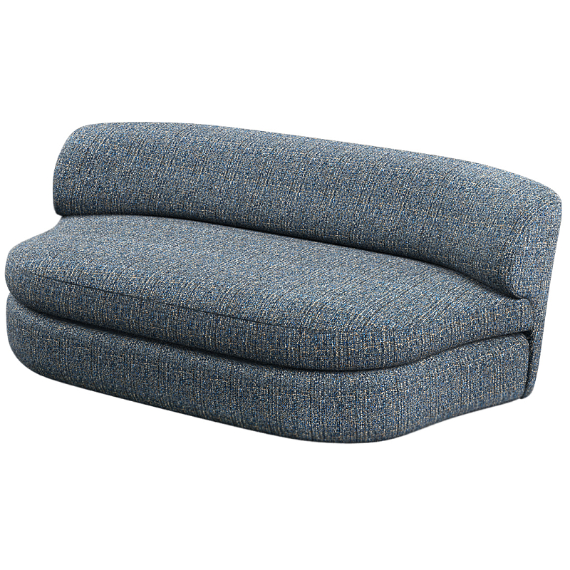 Диван двухместный Ulysses Синий в Новосибирске | Loft Concept 