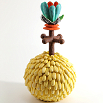 Статуэтка тропический фрукт Pandora Tropical Fruit Yellow Emerald Flower варинант исполнения - 1 | Loft Concept в Новосибирске