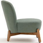 Кресло на деревянных ножках Olguin Green Chair варинант исполнения - 3 | Loft Concept в Новосибирске