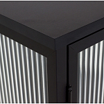 Сервант двухдверный с рифленым стеклом The Keeper варинант исполнения - 3 | Loft Concept в Новосибирске